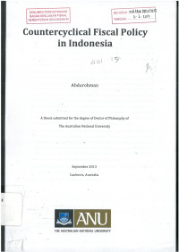 Countercyclical fiscal policy in Indonesia