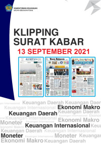 Kliping Surat Kabar, Senin 13 September 2021