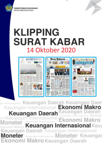 Kliping Surat Kabar, Rabu 14 Oktober 2020