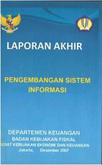 Laporan akhir: pengembangan sistem informasi