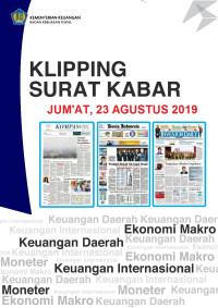 Kliping surat kabar, 23 agustus 2019