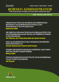 Jurnal Borneo Administator