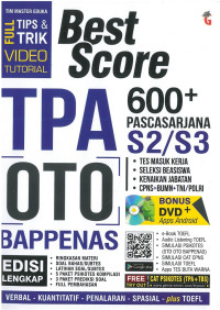 Image of TPA best score 600+ pascasarjana s2/s3