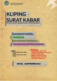 Kliping surat kabar, 18 September 2018