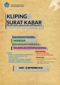 Kliping Surat Kabar, 19 September 2018