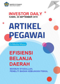 Efisiensi Belanja Daerah