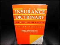 Insurance dictionary