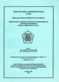 Kertas kerja perseroan (kkp)