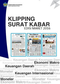 Kliping Surat Kabar Edisi Maret 2016