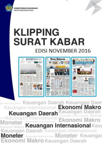 Kliping Surat Kabar Edisi November 2016