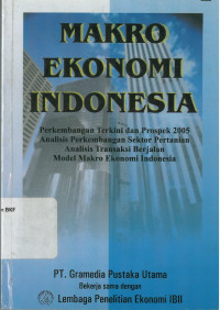 Makro ekonomi Indonesia