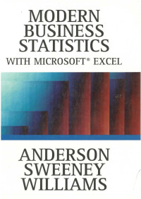 Modern business statistics with microsoft excel