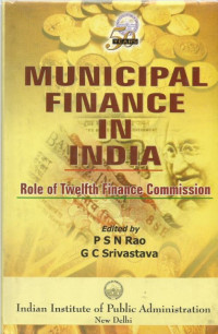 Municipal finance in India: role of twelfth finance commission