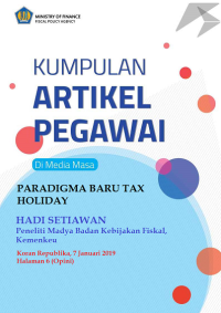 Paradigma baru tax holiday