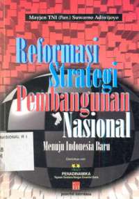 Reformasi strategi pembangunan nasional