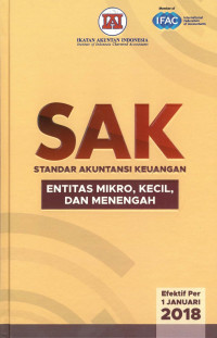 Standar akuntansi keuangan: entitas mikro, kecil, dan menengah