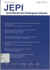 JEPI
Jurnal Ekonomi dan Pembangunan Indonesia
C4