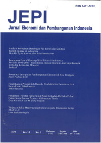 JEPI
Jurnal Ekonomi dan Pembangunan Indonesia
C2