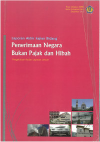 Laporan Akhir Kajian Bidang
 penerimaan Negara Bukan Pajak dan Hibah