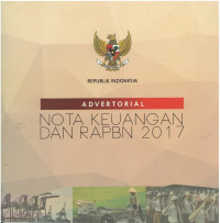 Advertorial nota keuangan dan rapbn 2017