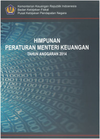 Himpunan Peraturan Mentri Keuangan 
Tahun Anggaran 2014