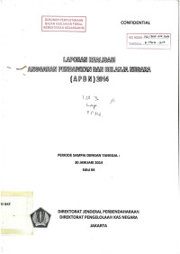 Laporan realisasi anggaran pendapatan dan belanja negara (apbn) tahun 2014