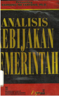 Analisis kebijakan pemerintah
