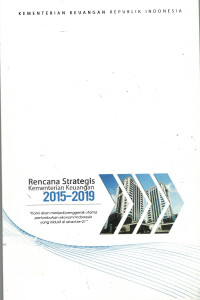 Rencana strategis kementerian keuangan 2015-2019