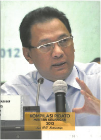 Kompilasi Pidato Menteri Keuangan 2013 Agus D. W. Martowardojo