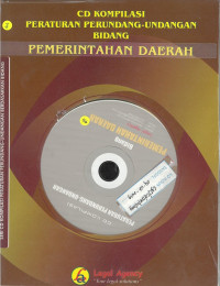 Peraturan Perundang-Undangan Bidang PEMERINTAH DAERAH