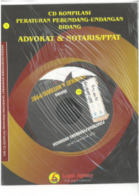 Peraturan Perundang-Undangan Bidang ADVOKAT & NOTARIS/PPAT