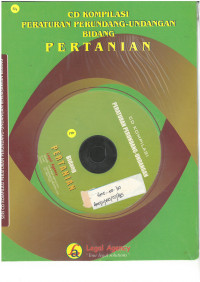 Peraturan Perundang-Undangan Bidang PERTANIAN