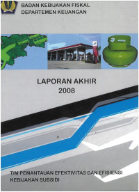 Laporan Akhir Bidang Analisis Subsidi 2008