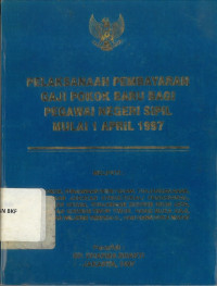 Pelaksaan pembayaran gaji pokok baru bagi pegawai negeri sipil mulai 1 april 1997