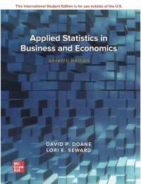 Applied Statistics in Business and Economics