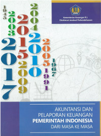Akuntansi dan pelaporan keuangan pemeerintah indonesia dari masa kemasa