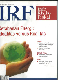 Info risiko fiskal ketahanan energi idealitas versus realitas