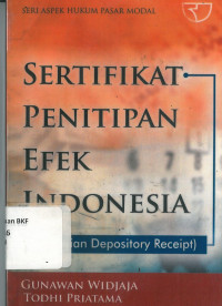 Sertifikat penitipan efek Indonesia = Indonesian depository receipt