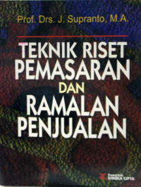 Teknik riset pemasaran dan ramalan penjualan