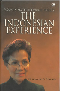 Essays macroeconomic policy: the indonesian experience