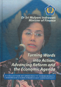 Turning words into action: advancing reform and the economic agenda