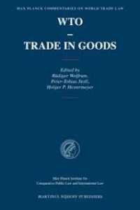 WTO: trade in goods