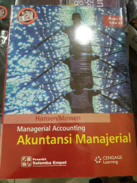 Managerial accounting = Akuntansi manajerial