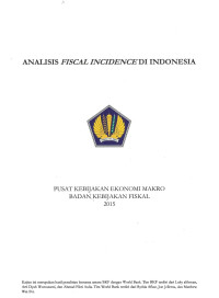 Analisis Fiscal Incidence di Indonesia