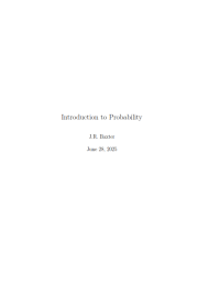 Introduction to Probability