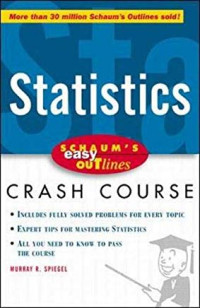 Schaum's easy outlines: statistics crash course