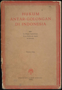 Hukum antar-golongan di Indonesia