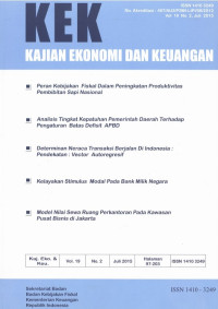 KEK Kajian Ekonomi Dan Keuangan