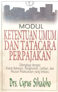 Modul ketentuan perpajakan