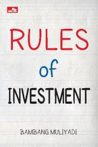 Rules of investment